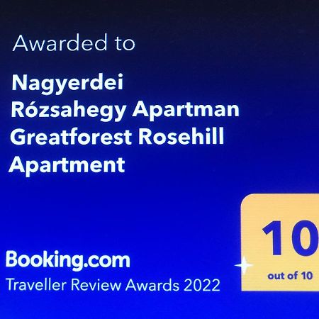 Greatforest Rosehill 1 Apartman Дебрецен Екстериор снимка